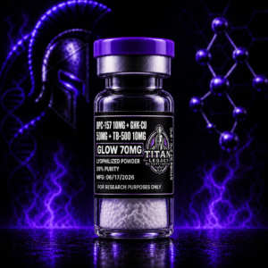 BPC-157 10mg + GHK-Cu 50mg + TB-500 10mg (GLOW)
