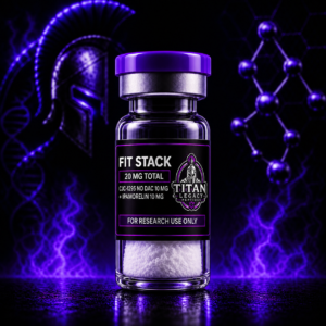 Titan Legacy Peptides FIT Stack 20mg vial: CJC-1295 No DAC 10mg plus Ipamorelin 10mg